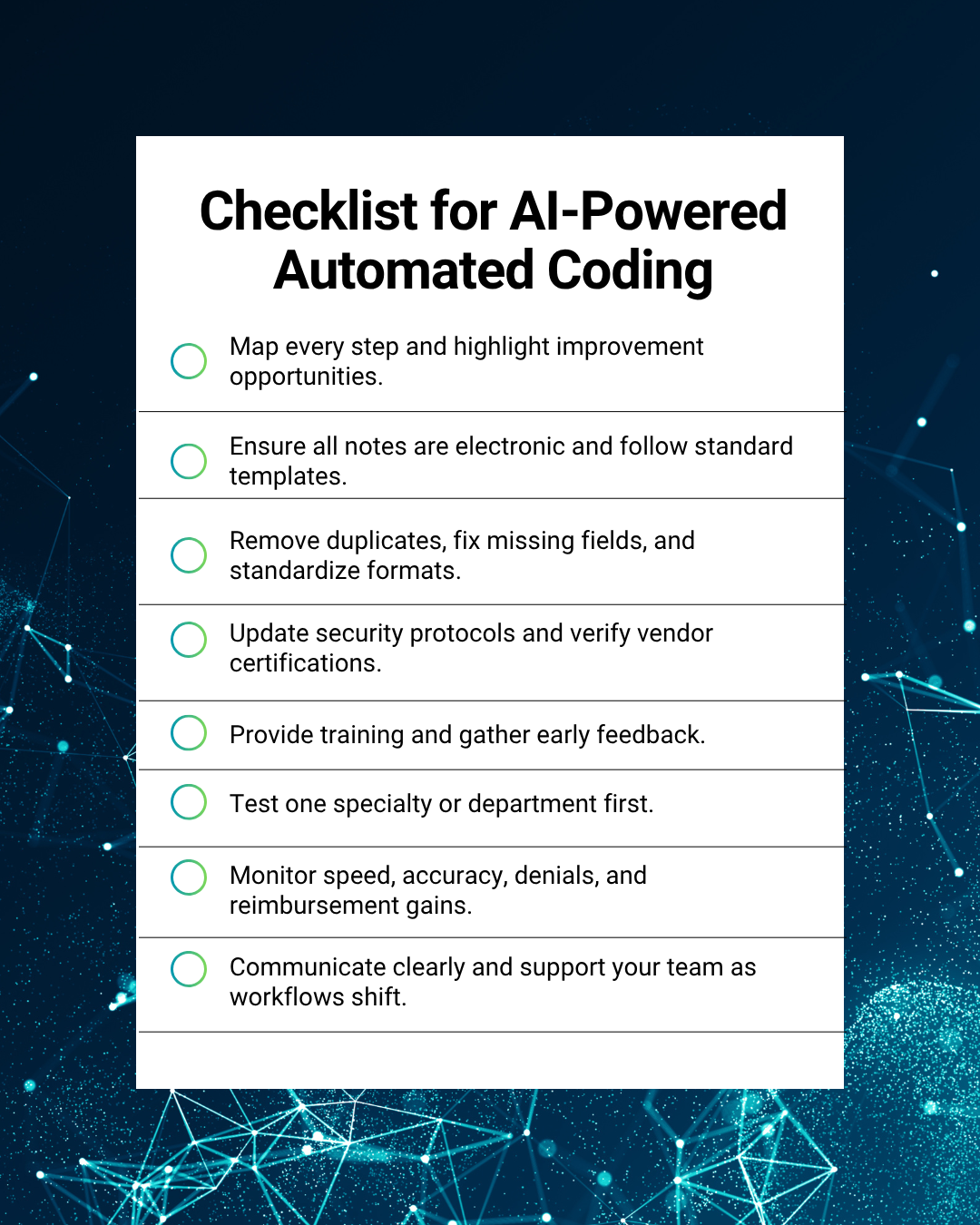 Productive Day Checklist