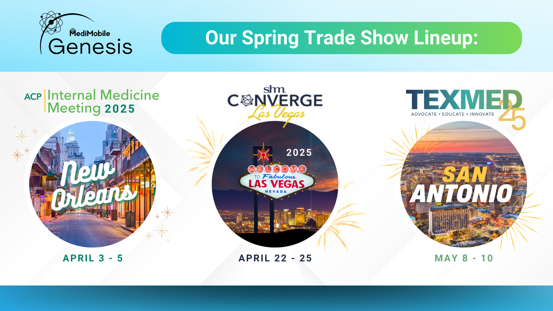 Spring Trade Show Line Up - MediMobile 2025