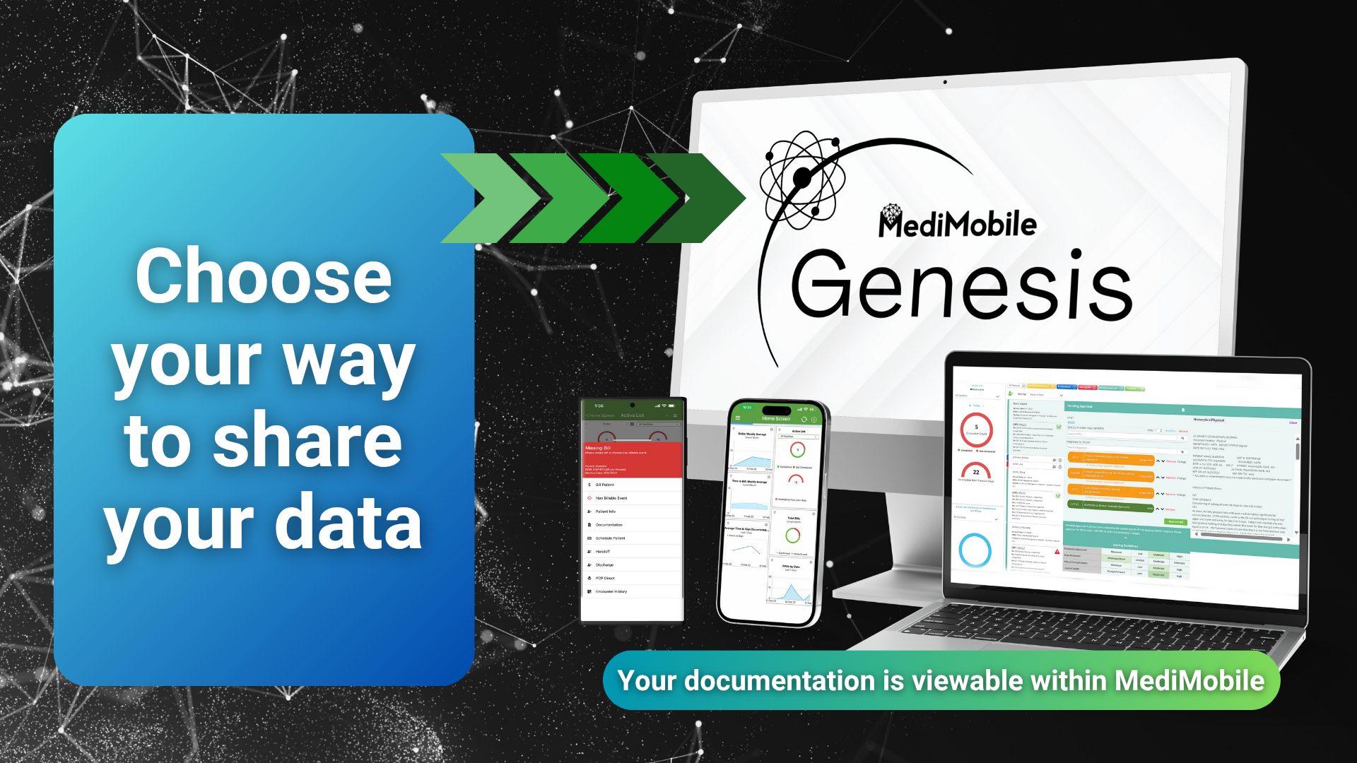 Illustration representing MediMobile’s artificial intelligence in healthcare coding.