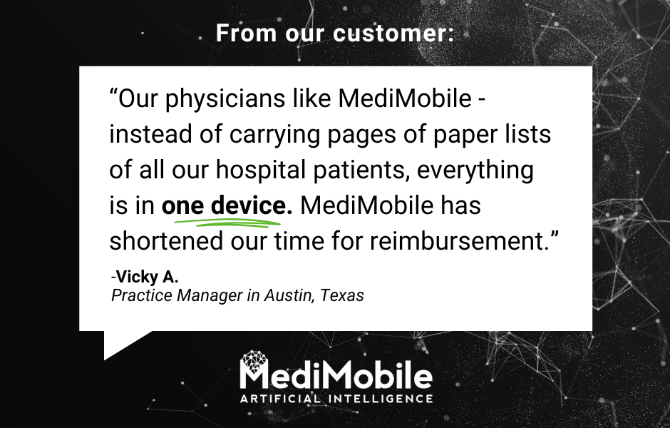 Vicky A Testimonial for MediMobile - MediMobile Review